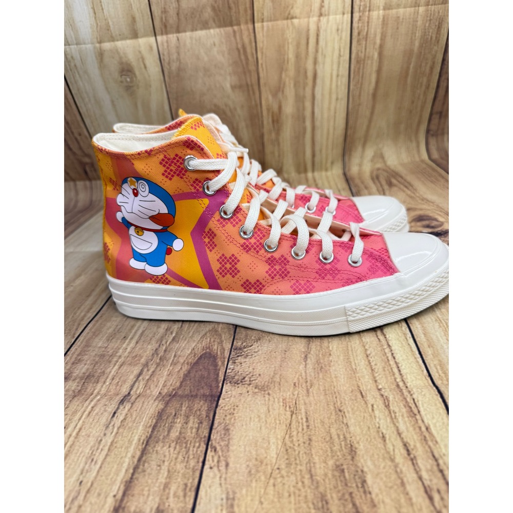 Converse Chuck 70 High Top Doraemon Anime Orange Pink Sneakers Limited Edition